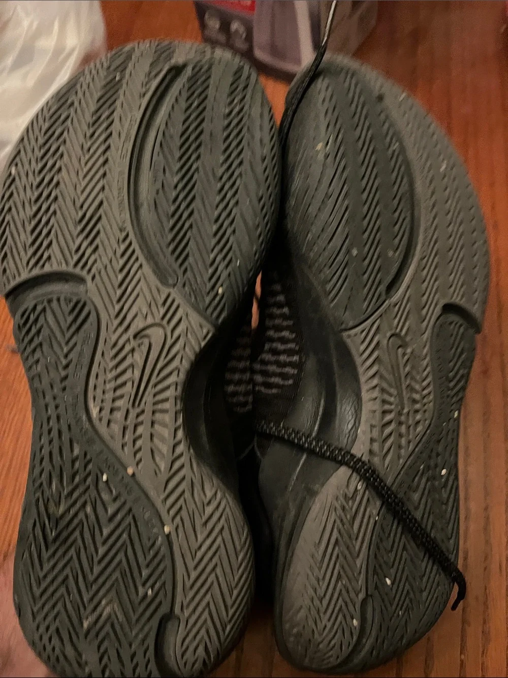 Nike- Giannis freaks. Black athletic shoes. Size 12